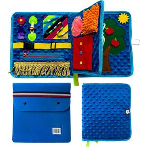 Fidget Blanket for Adults with Dementia,Dementia Activities for Seniors, Alzheimers Dementia Products for Elderly, Autism Sensory Busy Board