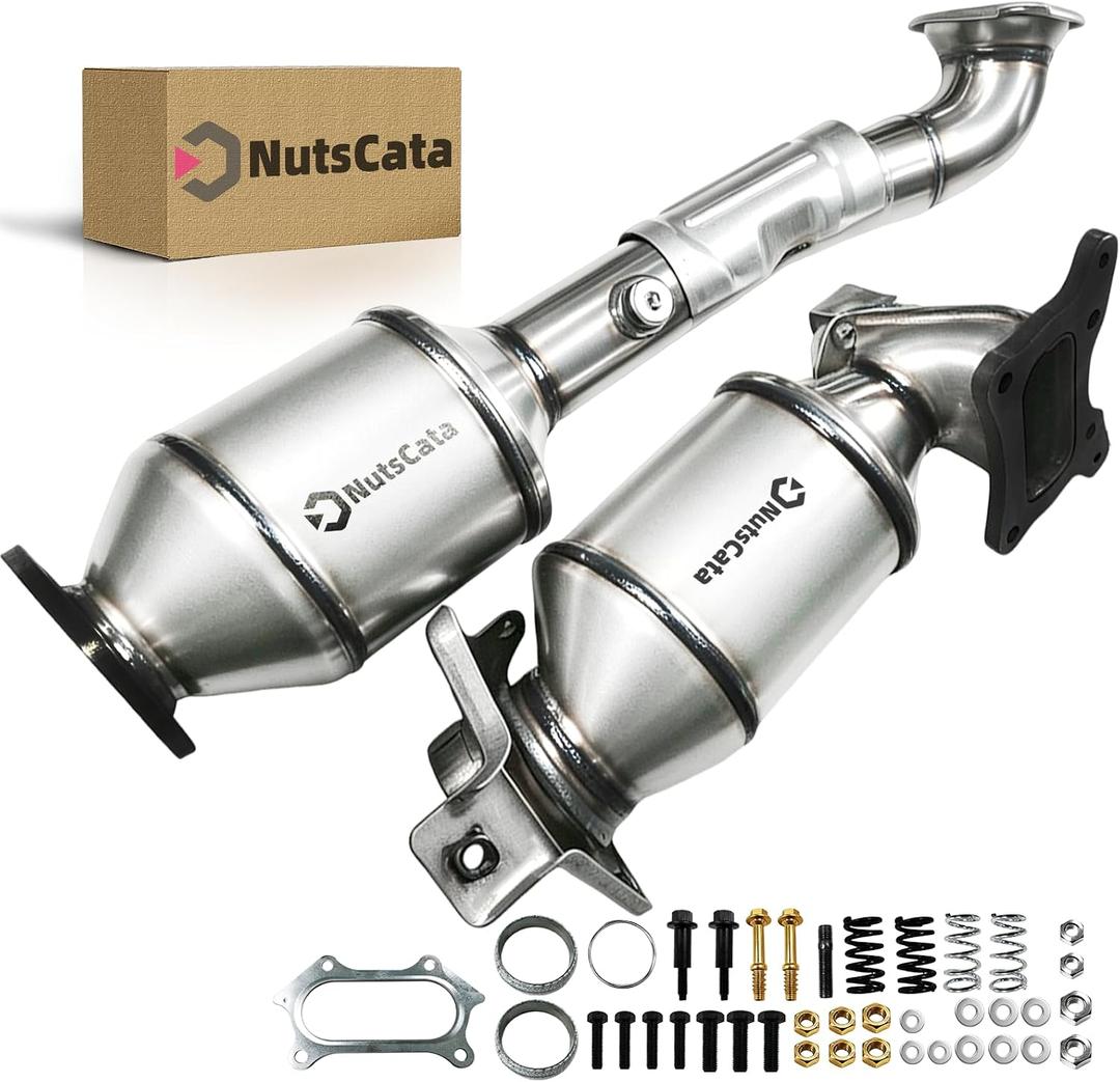 2PCS Catalytic Converter Direct-Fit Compatible with 2012 2013 2014 Honda CRV CR-V 2.4L L4 2-PCS EPA Compliant Replace OEM 18190-R5A-A00, 18150-R5A-000