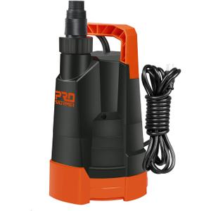 Clean Water Pump, Prostormer 1HP 3430GPH Portable Household Submersible Utility Drainage Pump for Swimming Pool, Pond, Garden, Flooded Cellar and Basement