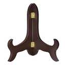 uxcell 8" Easel Plate Holder, Wooden Folding Display Stand Brown for Decorative Picture Frame