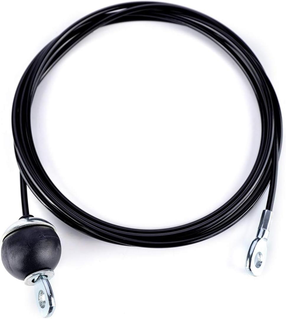 Fitness Pulley Cable,Replacement Cable Machine Accessories,Cable Pulley Attachments for Gym -Thick 5mm(0.2inch) Heavy Duty Steel Wire Rope for Home Gym Cable (59")