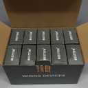 BESTTEN 20 Amp GFCI Outlet with Thinner Design, GFI Electrical Outlet with LED Indicator, Non-Tamper-Resistant GFCI Receptacle, Wallplate Included, ETL Certified, 10 Pack, White