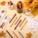 144 Pcs Thanksgiving Little Pumpkin Baby Shower Favor Fall Baby Shower Pens Gifts Bulk with a Little Pumpkin Is on The Way Thank You Card for Thanksgiving Gender Reveal Party Supplies Decor