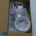 11 in 1 Desk Organizers and Accessories - White Office Supplies - Includes White Stapler, Tape Dispenser, Pen Holder, Staple Remover, Clips, Ruler, Scissors, Tapes, Tabs