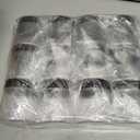 TUZAZO 4 Oz Plastic Containers Small Jars with Lids, 12 Pack