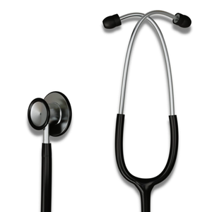 HCS Black Stethoscope, Classic Lightweight - Medical, Dual Head Stethoscopes for Nurses, Nursing School, Student Essentials, Work, Home - 22 inch Tubing