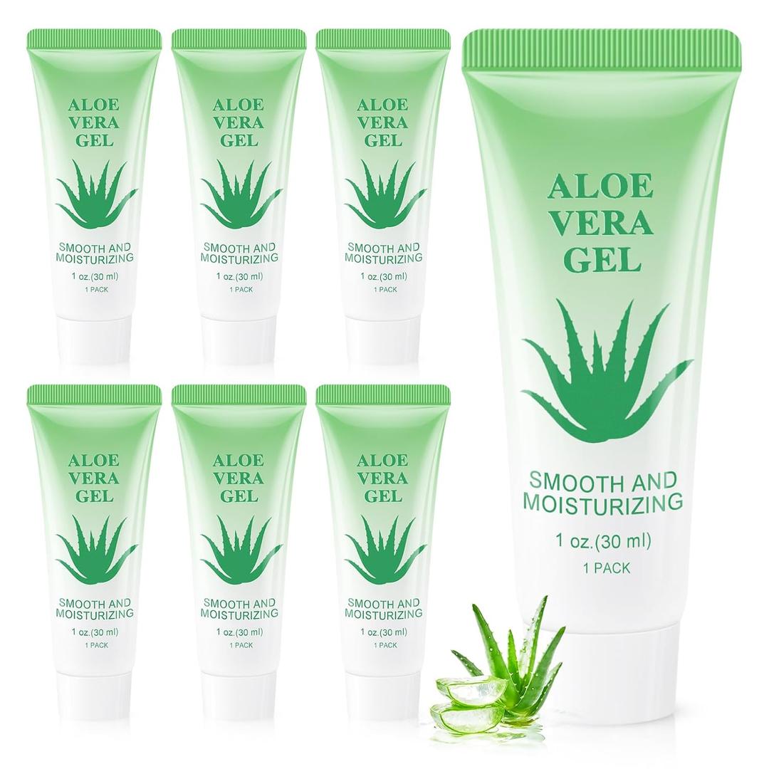 Aloe Vera Gel Bulk Mini Natural Aloe Vera Lotion 1 Fl Oz (Pack of 10)