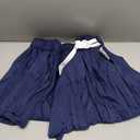 Biscaynebay Wrap Around Bed Skirts for Queen Beds 15" Drop, Navy Adjustable Elastic Dust Ruffles Easy Fit Wrinkle & Fade Resistant Silky Luxurious Fabric Machine Washable