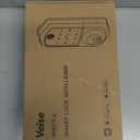 Veise VE017-L Fingerprint Smart Lock with Lever Handles, App Control, Keyless Entry Front Door Lock Set, Electronic Digital Keypad Deadbolt, Remote Grant, Emergency Power Port, Auto Lock, Matte Black