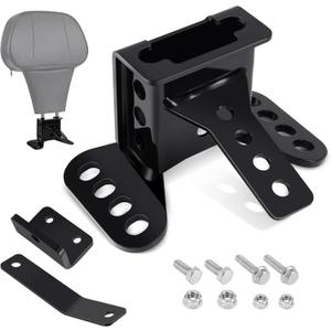 Benlari Driver Backrest Bracket, Adjustable Rider Driver Backrest Mounting Hardware Kit Fit for Harley Davidson Touring Street Glide Road Glide Electra Glide Road King CVO 1988-2024, Black