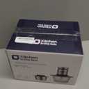 Kitchen in the box Mini Food Processor, Electric Meat Grinder & Food Chopper with 400W Powerful Veggie Chopper-One 3 Cup Bowl & S Blades for Meat/Fish/Vegetable/Baby Food