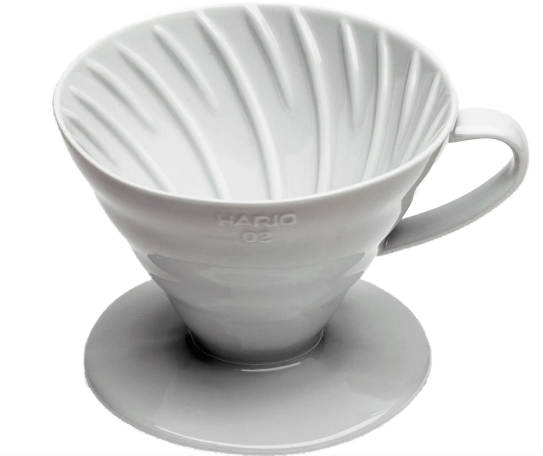 Ceramic Coffee Dripper,white (cup+filter paper)