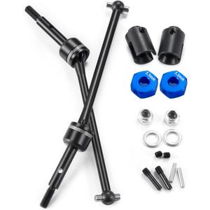 2PCS/Set Steel Rear Drive Shaft CVD Upgrade Parts for Tra-xxas 1/10 Slash 2WD RC Car