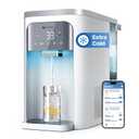 NOVETE Smart Reverse Osmosis Water Filter Countertop, UV 8-Stage RO Water Filtration System with APP Control, Cold Water Down to 32, NSF/ANSI 42/58 Certified, 4:1 Pure to Drain, No Plumbing, CRF0A-Qi