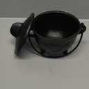 Cast Iron Cauldron with Lid and Handle, Witches Cauldron, Halloween Decoration