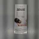 LitBear Sleep Mask for Side Sleeper Women Men, Eye Mask for Sleeping Light Blocking, 3D Contoured Cup Sleeping Mask, Soft Breathable Sleep Eye Mask with Adjustable Elastic Strap for Flight Nap (Black)