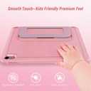 INFILAND Kids Case for iPad A16 11 Inch 2025 (11th Gen), iPad 10th Generation (10.9 Inch 2022), Durable Soft Shockproof Stand Protective Cover with Handle (Pink Purple)