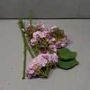 DUYONE 4pcs 22.4'' Realistic Large Artificial Hydrangea Flowers with Long Stem,Light Pink Lifelike Latex Soft Flowers for Home Decor Wedding Arrangements Party Living Room Bouquets