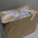 48 Pack Clear Champagne Tower Glasses 7 Oz Champagne Flutes Plastic Champagne Coupe Glasses With Gold Rim Disposable Martini Glass Stackable Stemmed Coupe Glass for Weddings Birthday Party(48, Clear)