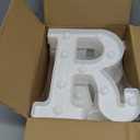 BAR Sign Light Up Decor for Home, LED Marquee Letter Lights, Small Decorative LED Alphabet Lamp, Battery Operated, Warm White Letter Sign for Home Bar Decoration