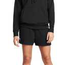 2 x Under Armour Women's Project Rock Terry Shorts (Black, M)