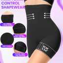 SIMIYA Shapewear Tummy Control Shorts for Women, 5-IN-1 Body Shaper High Waisted Girdle Boyshort Slip Short for Under Dresses (XXL)