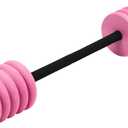 Soulchen Long Aquatic Exercise Dumbbells Foam Water Weights Dumbbell Aquatic Pool Barbells with High Density EVA Foam for Swim Water Aerobics Workouts Loss (29.13 Inch, Pink)