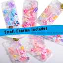 Kawaii Candy Theme Resin Slime Charms Set, (2000+ Small Pieces Included) DIY Phone Junk CaseDecorations (Candy)