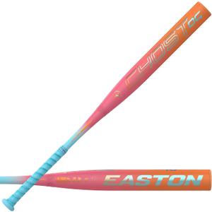 Easton | Ghost OG Double Barrel Fastpitch Softball Bat | Approved for All Fields | -11 / -10 / -9 / -8 Drop | 2 Pc. Composite | Multiple Colors (Rainbow Sherbert - Blue / Pink / Orange)