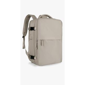 coofay Laptop Travel Backpack For Women Men Airline Approved Carry On Bags For Airplanes Underseat Luggage Backpack For Traveling On Airplane Personal Item Travel Bag For Airlines Light Brown