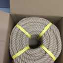 Hemp Rope - 3/4 Inch 100 Feet - Natural Jute Twisted Manila Rope for Crafts, Hammock, Railing, Decorating