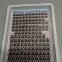 Lash Clusters Kit Wispy Natural Cluster Eyelash Extension Kit DIY Lash Extension Kit C-curly 10-16MM Eyelash Clusters Volume Individual Lashes Kit by Newcally