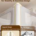 Bed Rail for Toddlers, Thickened & Reinforced Bedrails for Queen with Double Child Lock, Upgraded Toddler Bed Rails with Height Adjustable, Kids Baby Bed Rail Guard, Grey, 1Side 60" Lx28 H