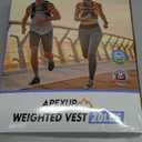 APEXUP Adjustable Weighted Vest Men 20lbs Weights with Reflective Stripe, Weight Vest Woman Workout Vest for Strength Training Running Walking