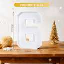 2026 Graduation Decorations, 2026 Charcuterie Numbers Fillable Board Box Graduation Tables Centerpieces Cardboard Tray for High School College Kindergarten Preschool Party Supplies (White)