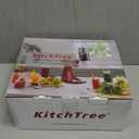 Masticating Juicer Attachment for KitchenAid Stand Mixer, 4.2" Large Feed Chute Fit Whole Vegetables & Fruits, Slow Cold Press Juicing, Includes 2 * 28oz capacity cups