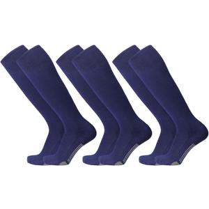 Youper Youth Baseball & Softball Socks Over The Calf Length (3 Pairs) (Medium, Navy)