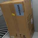 Amazon Basics Smudge Resistant Rectangular Trash Can With Soft-Close Foot Pedal, Brushed Stainless Steel, 30 litre/7.9 Gallon, Satin Nickel Finish, 13.8"L x 11.8"W x 25"H