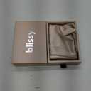 Blissy Silk Pillowcase - 100% Pure Mulberry Silk - 22 Momme 6A High-Grade Fibers - Silk Pillow Cover for Hair & Skin - King (Champagne, King)