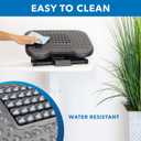 Mount-It! Ergonomic Under Desk Footrest with Massage Rollers, Adjustable Height & 30 Tilt Foot Rest Under Desk (4.25"6.75"), Office Foot Stool with Non Slip Surface (Black)