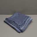 decorUhome Chenille Grey Blue Throw Pillow Covers 22x22 Inch Set of 2, Decorative Soft Couch Pillow Covers Solid Dyed Accent Farmhouse Neutral Square Pillow Cases for Sofa