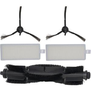 Roll Brush Side brushes For Tapo RV30 Plus for Tapo RV30 for Tapo RV10 Plus for Tapo RV10 Robot Vacuum Cleaner, Brush Replacement Spare Parts