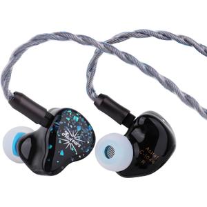 Linsoul Kiwi Ears Astral 1DD+6BA Hybrid in Ear Monitor, Wired Earbuds, HiFi Studio Recording &Mixing Earphone, Portable Gaming IEMs for Professional Music Engineers Audiophiles (Blue)