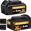 Replacement for Dewalt 20v Max Battery, 20v 8Ah Replacement Battery Compatible with Dewalt 20v Battery DCB200 DCB206 DCB204 DCB205 DCB203 DCB207 Cordless Tools