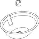 KOHLER OVERFLOW SHELL SERVICE KIT