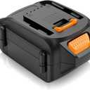 20V 6000mAh Replacement Battery for Worx 20V Battery, 20V 6.0Ah Lithium Battery Compatible with Worx 20V Battery & Cordless Power Tools