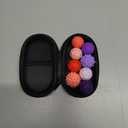 Fidget Toys for Adults and Kids- 8 Pack Magnetic Balls Sensory Toys for Anxiety ADHD Autism Relief - Silent Stress Balls with Case - Desk Toys for Focus (Black N Purple)
