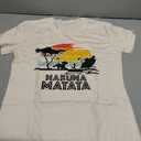 T&Twenties Hakuna Matata Shirt for Women, Letter Printed Tee Tops Funny Inspirational Casual Graphic Tops, S