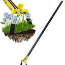 Bird Twig Stirrup Hoe Garden Tool - Hula Weeding Hoe for Gardening Long Handle Heavy Duty - 30 to 54 Inch Scuffle Hand Weed Hoe, Action Hoe for Easy Weeding