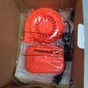 Christmas Inflatable Costume Cosplay Air Blow Up Santa Costumes for Men Women Adult Xmas Halloween Holiday Party Carnival (Santa Claus), Red